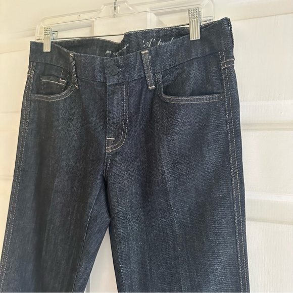 7 For All Mankind Women Jeans “A” Pocket Flare Leg Size 30 Low Rise Dark Wash - Picture 5 of 8